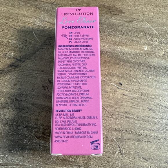 I Love Revolution Love Elixir Lip Oil In Love Pomegranate - Picture 2 of 4